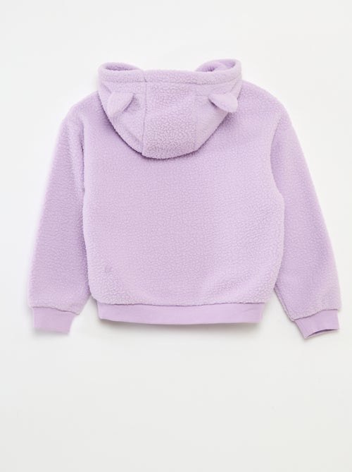 Sweat à capuche animée 'Squishmallows' effet moutonné uni - Kiabi