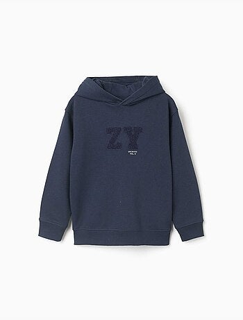 Sweat à capuche avec broderie en bouclettes zy