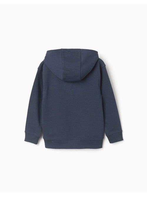 Sweat à capuche avec broderie en bouclettes ZY - Kiabi