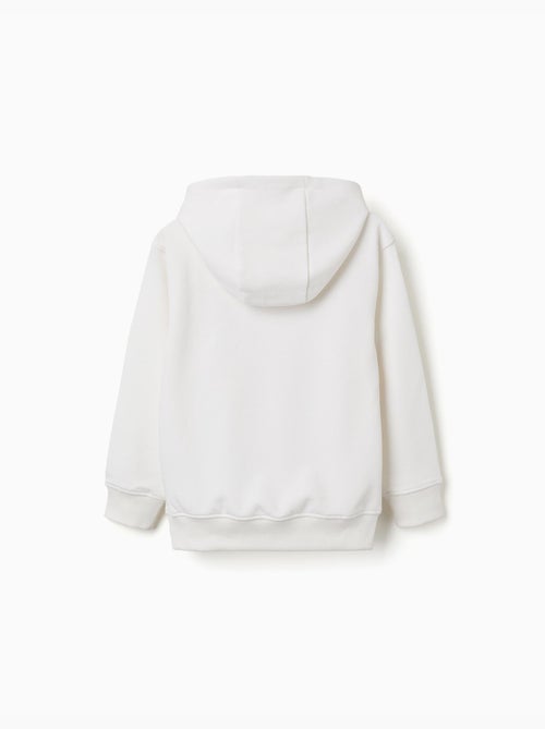 Sweat à capuche avec imprimé en relief ZY - Kiabi