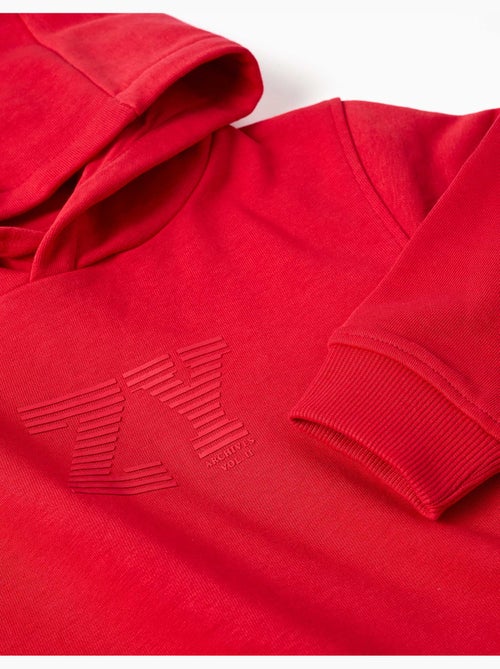 Sweat à capuche avec imprimé en relief zy - Kiabi