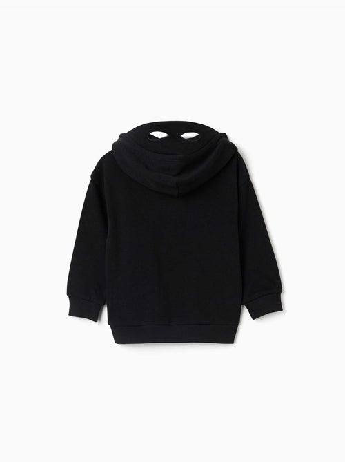 Sweat à capuche avec imprimé qui brille dans le noir - Kiabi