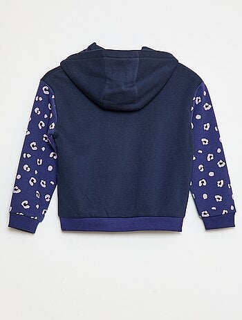 Sweat à capuche avec motifs