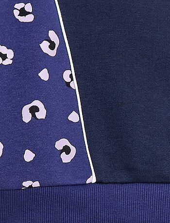 Sweat à capuche avec motifs
