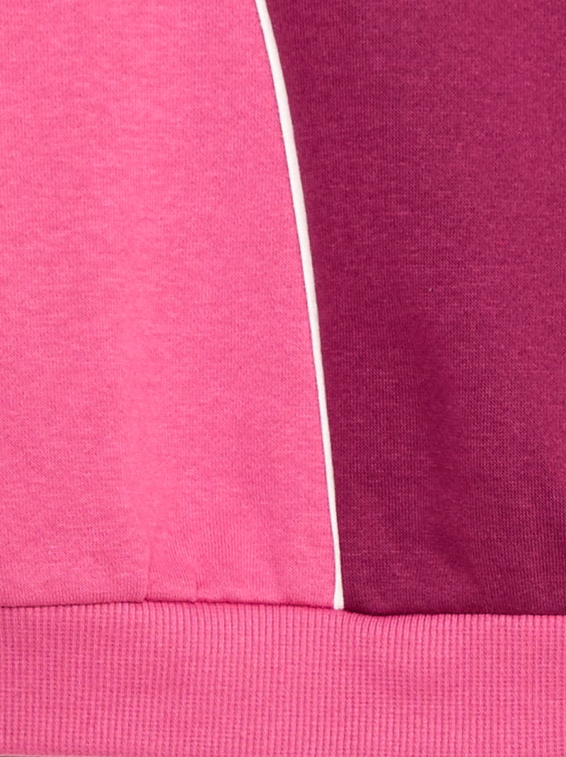 Sweat à capuche avec motifs Rose - Kiabi