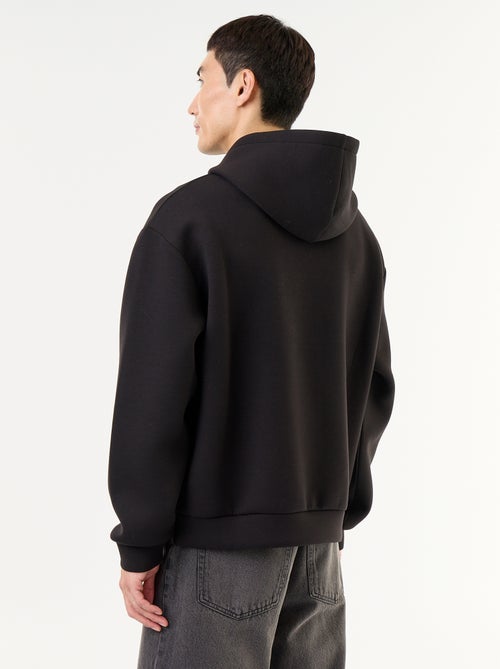Sweat à capuche avec poche kangourou - Kiabi