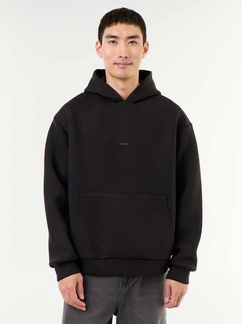 Sweat à capuche avec poche kangourou - Kiabi