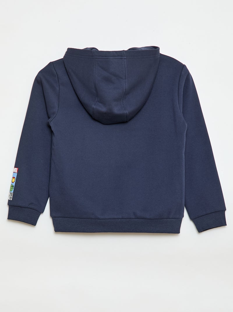 Sweat à capuche 'Avengers' Bleu - Kiabi