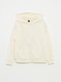 Sweat à capuche Blanc - Kiabi