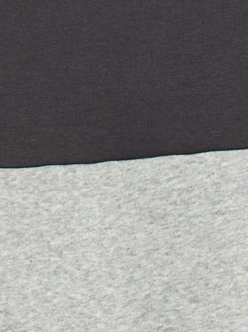 Sweat à capuche color block - Kiabi