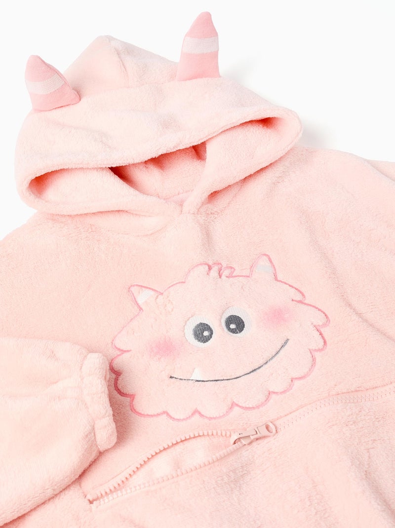Sweat à capuche convertible en oreiller Monstres d'Émotions Rose foncé - Kiabi