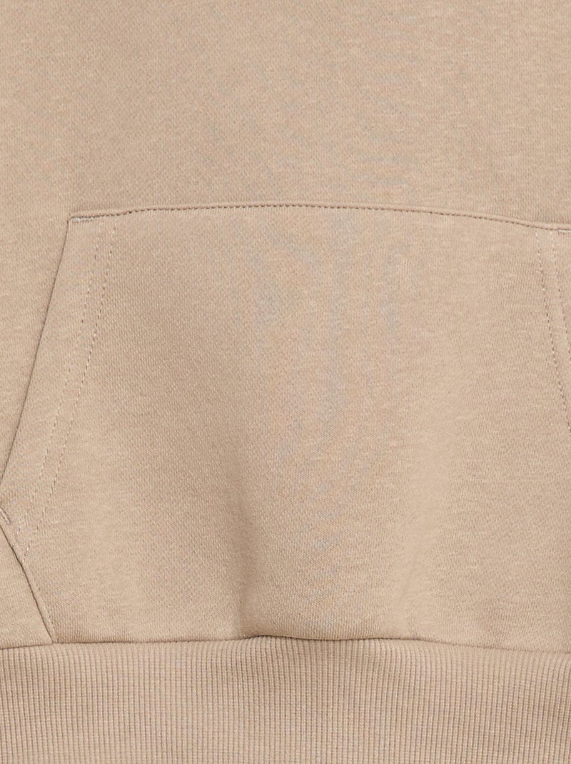 Sweat à capuche coupe loose Beige - Kiabi