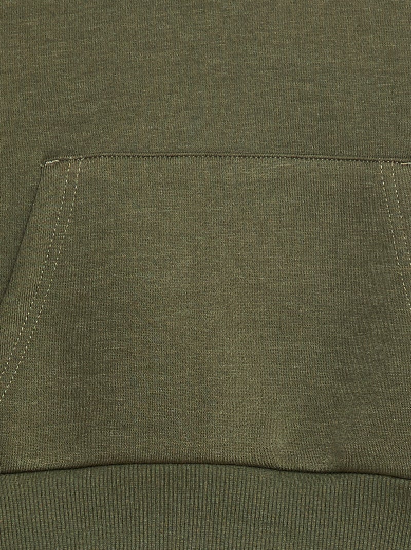 Sweat à capuche coupe loose Vert - Kiabi