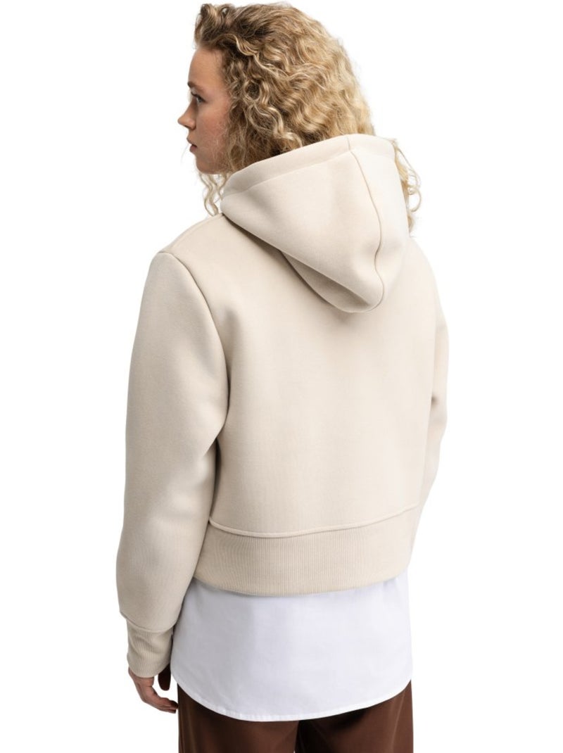 Sweat à capuche court femme femme jolla-w sand Beige - Kiabi