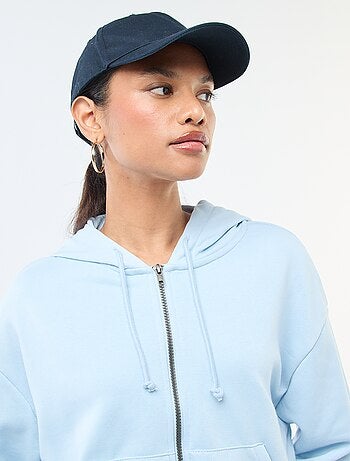 Sweat à capuche crop top