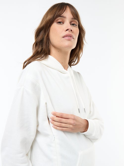 Sweat à capuche d'allaitement - Kiabi
