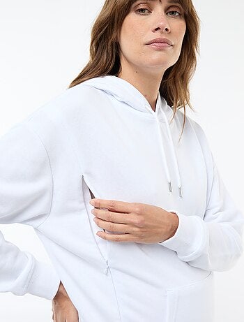 Sweat à capuche d'allaitement