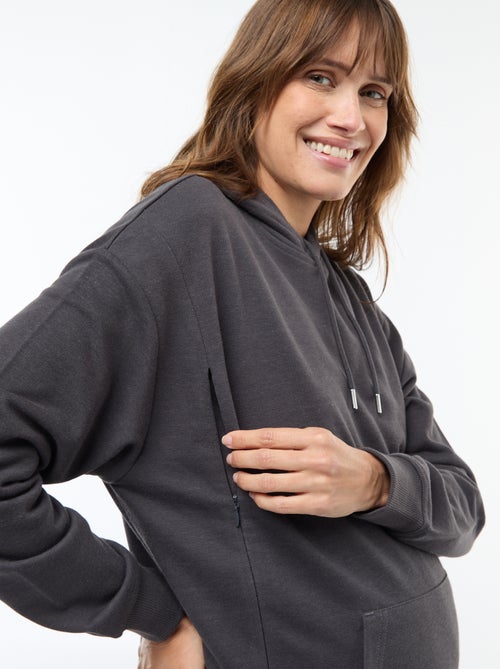 Sweat à capuche d'allaitement - Kiabi