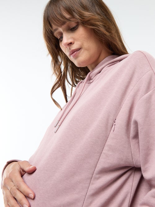 Sweat à capuche d'allaitement - Kiabi