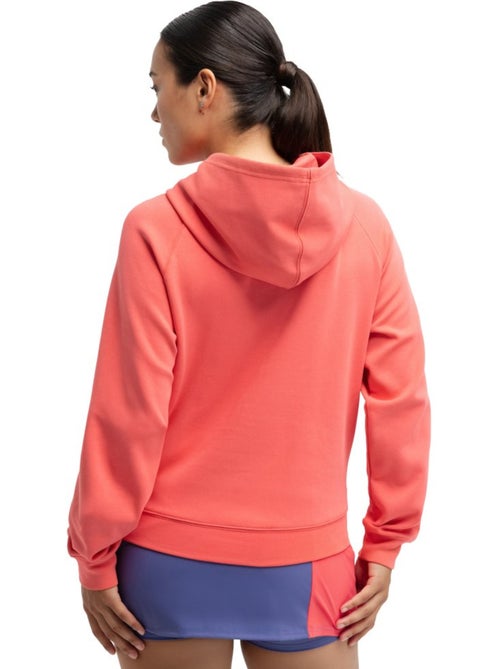 Sweat à capuche de padel femme padel femme deuce coral - Kiabi
