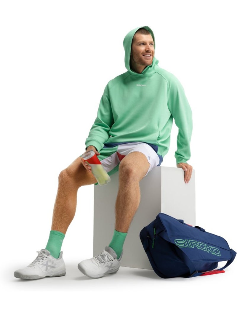 Sweat à capuche de padel homme padel homme break Vert - Kiabi