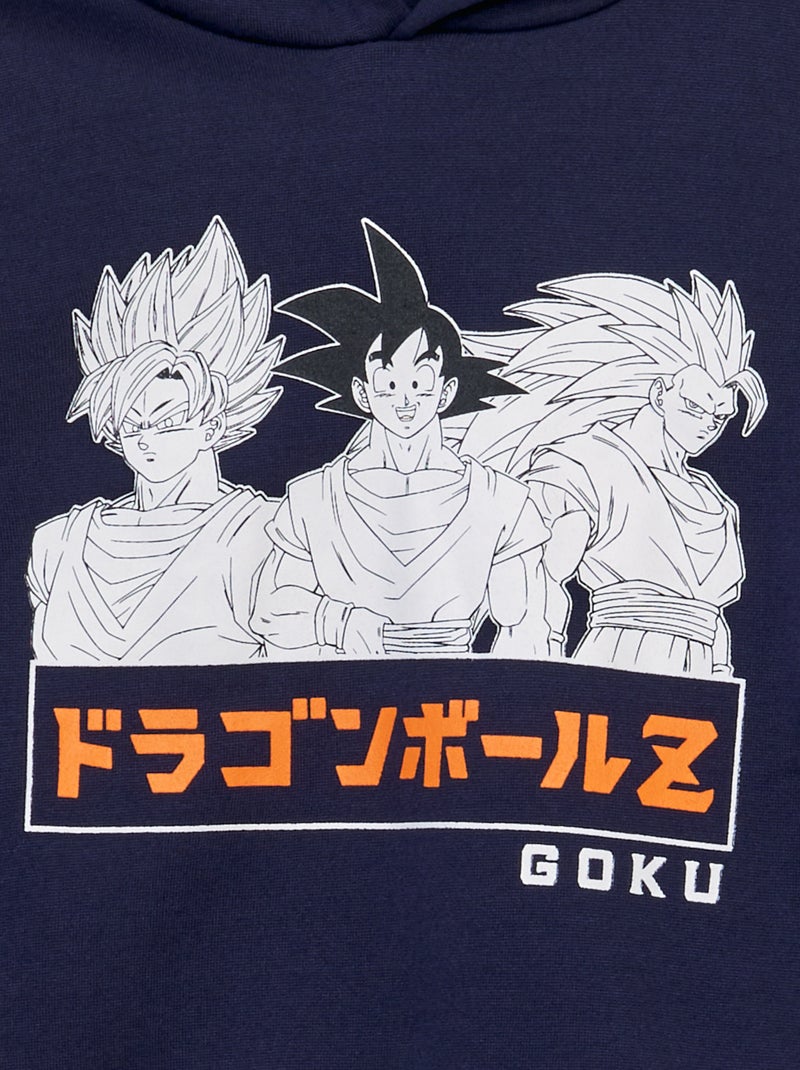 Sweat à Capuche Homme Dragon Ball Z Rose Super Saiyan Goku Taille XL état Correct
