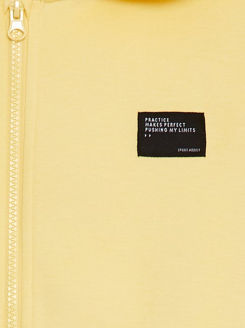 Sweat à capuche en matière douce - Kiabi