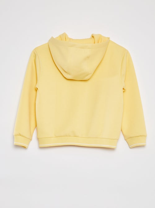 Sweat à capuche en matière douce - Kiabi