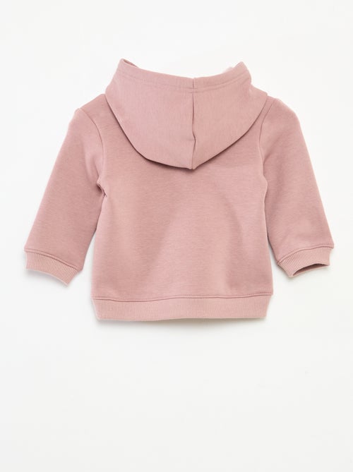 Sweat à capuche en molleton animé lapin - Kiabi