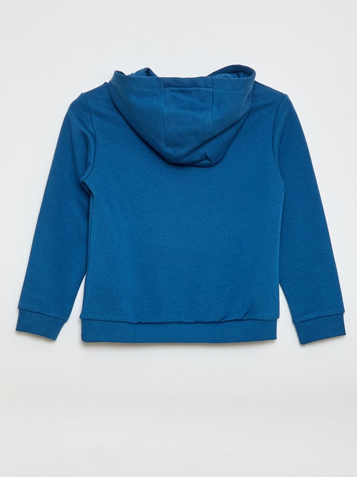 Sweat à capuche en molleton gratté - Kiabi