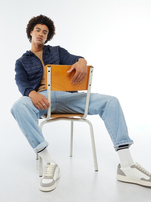 Sweat à capuche esprit doudoune - Kiabi