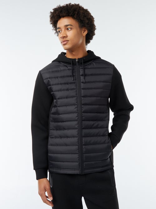 Sweat à capuche esprit doudoune - Kiabi