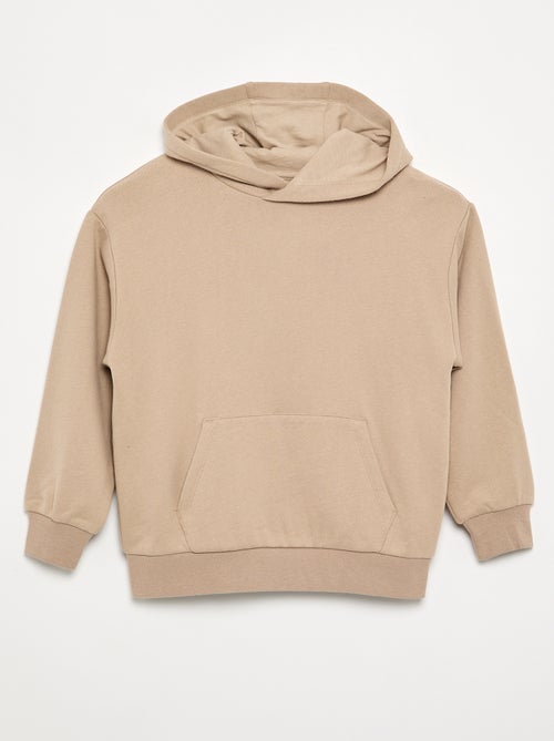 Sweat à capuche et poche kangourou - Kiabi