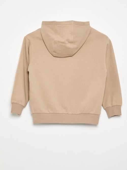 Sweat à capuche et poche kangourou - Kiabi