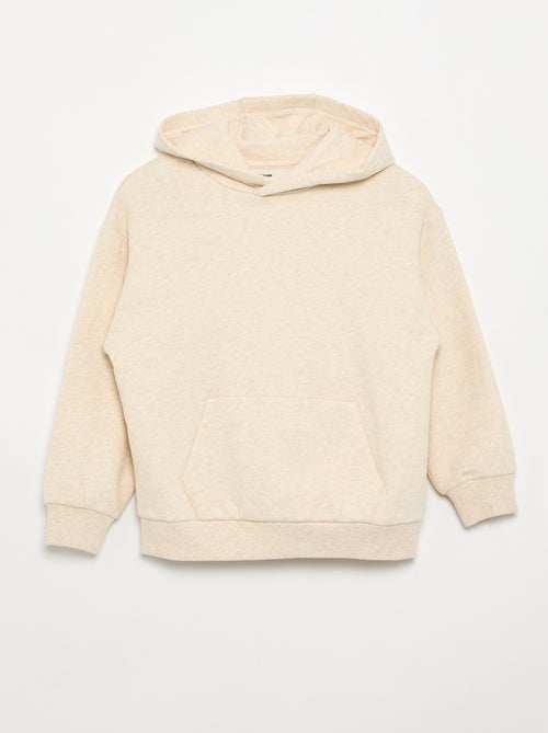 Sweat à capuche et poche kangourou - Kiabi
