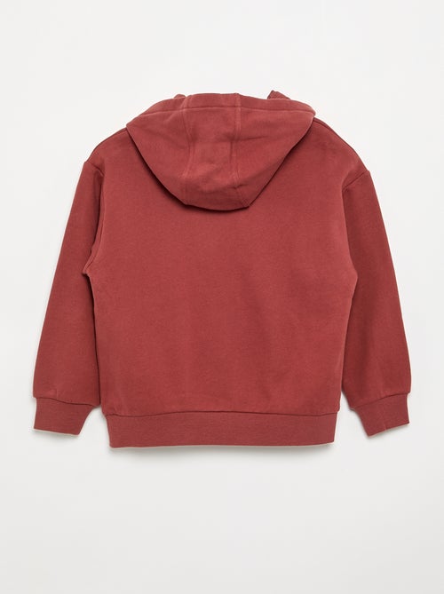 Sweat à capuche et poche kangourou - Kiabi