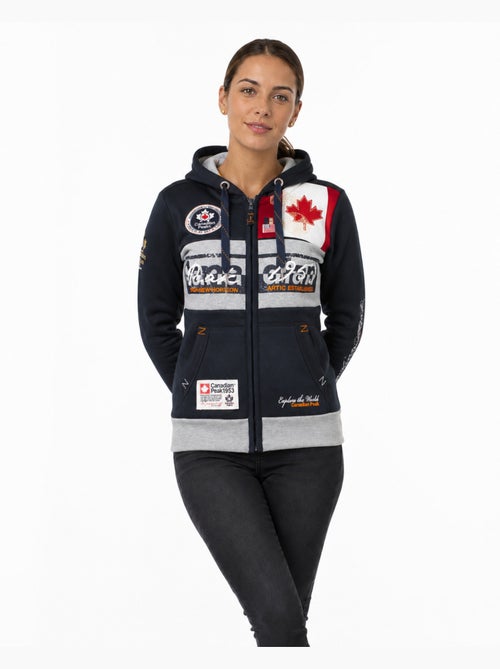 Sweat à capuche face – canadian peak - Kiabi