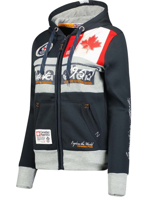 Sweat à capuche face – canadian peak - Kiabi