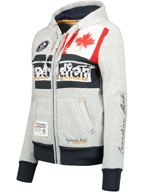 Sweat à capuche face – canadian peak - Kiabi