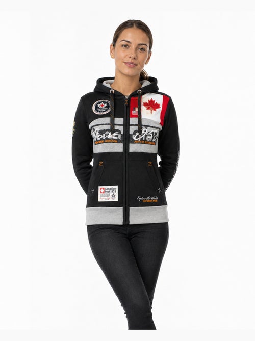 Sweat à capuche face – canadian peak - Kiabi