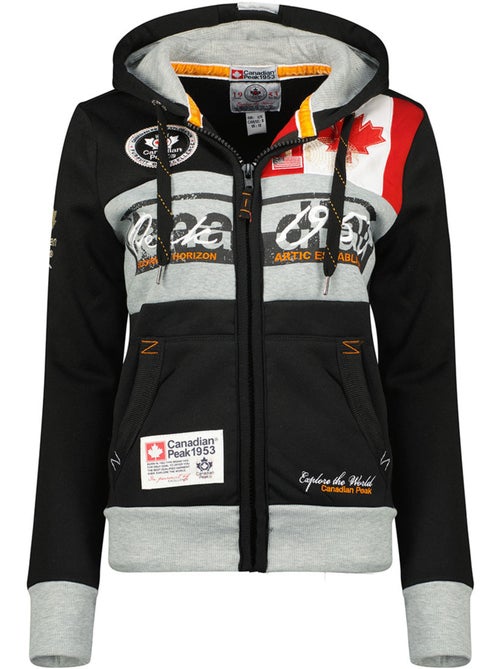 Sweat à capuche face – canadian peak - Kiabi