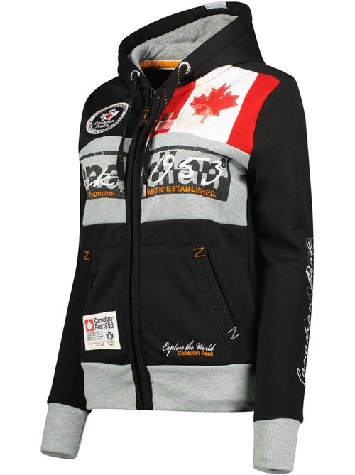 Sweat à capuche face – canadian peak - Kiabi