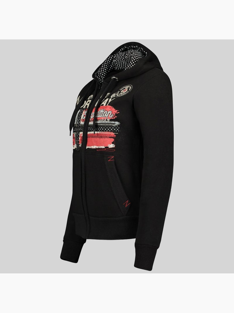 Sweat à capuche farlotte – geographical norway Noir - Kiabi