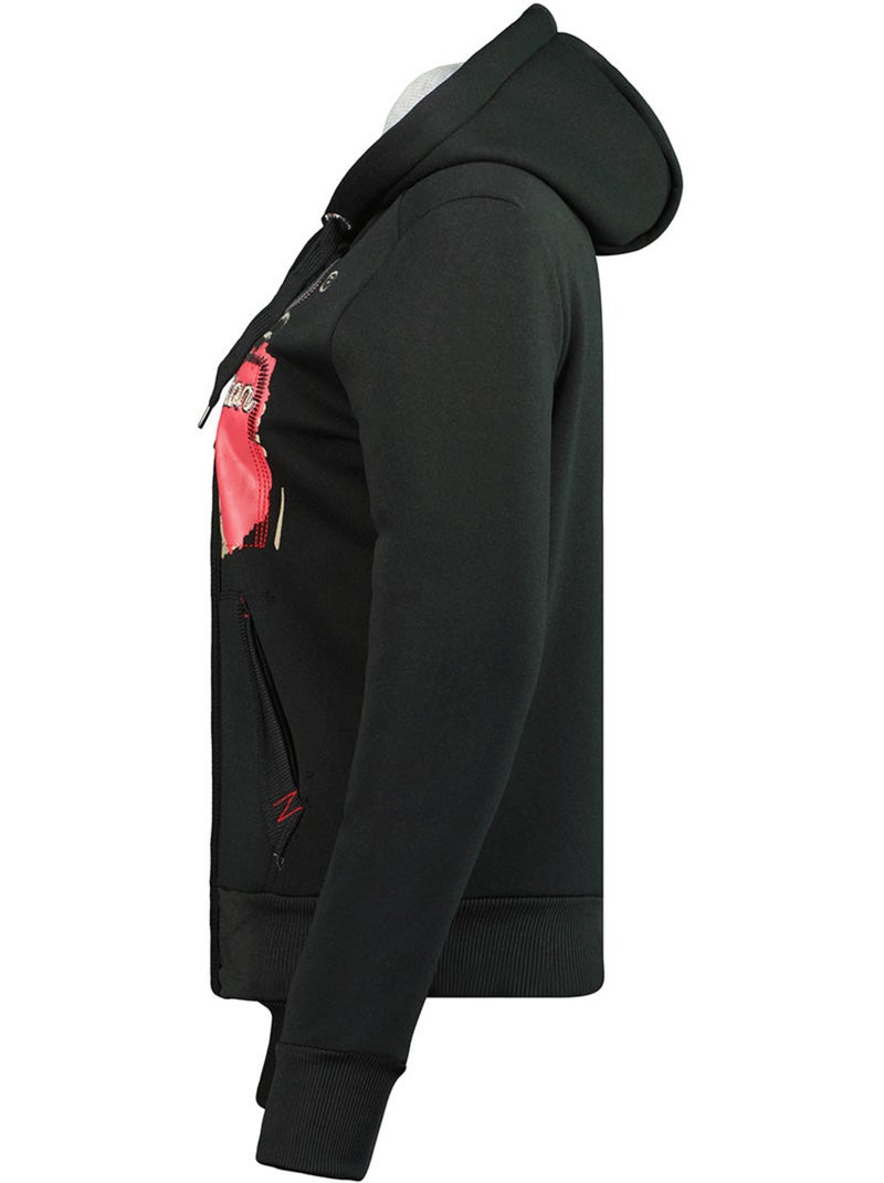 Sweat à capuche farlotteak – canadian peak Noir - Kiabi