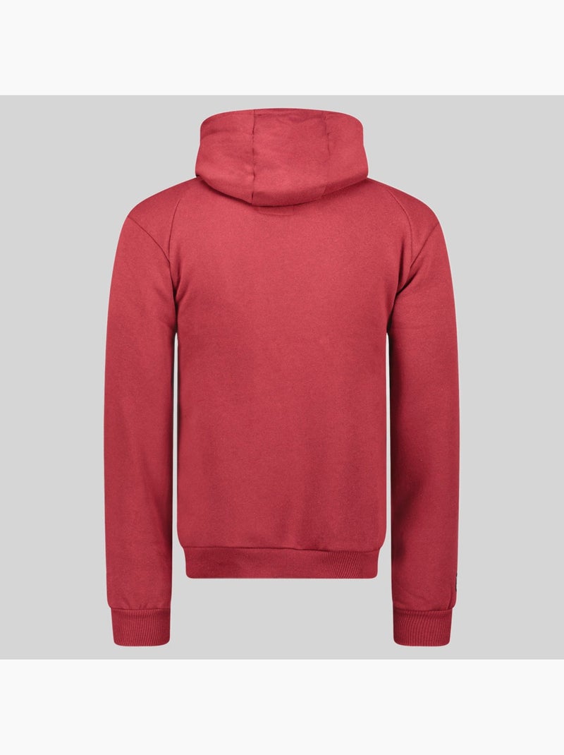 Sweat à capuche fastlife – geographical norway Bordeaux - Kiabi