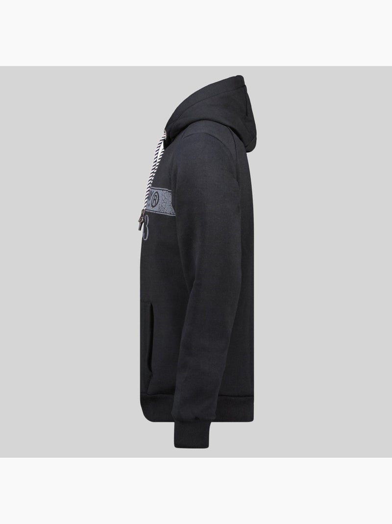 Sweat à capuche fastlife – geographical norway Noir - Kiabi