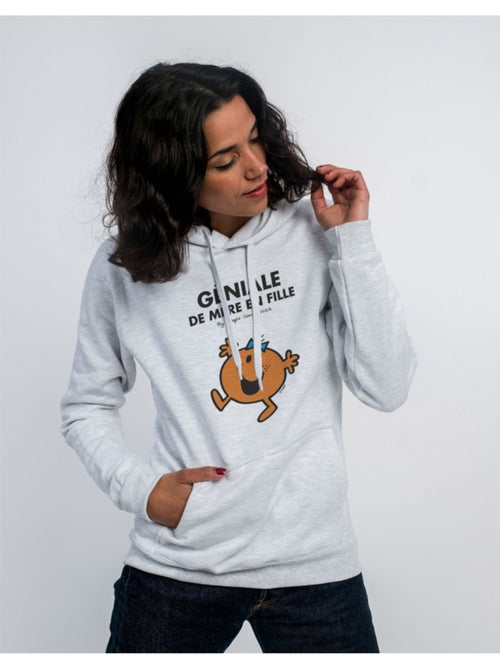 Sweat à capuche Femme - GÉNIALE DE MÈRE EN FILLE - Kiabi Sweat à capuche Femme - GÉNIALE DE MÈRE EN FILLE - Kiabi