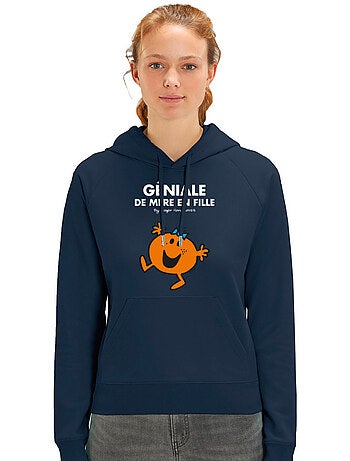 Sweat à capuche Femme - GÉNIALE DE MÈRE EN FILLE