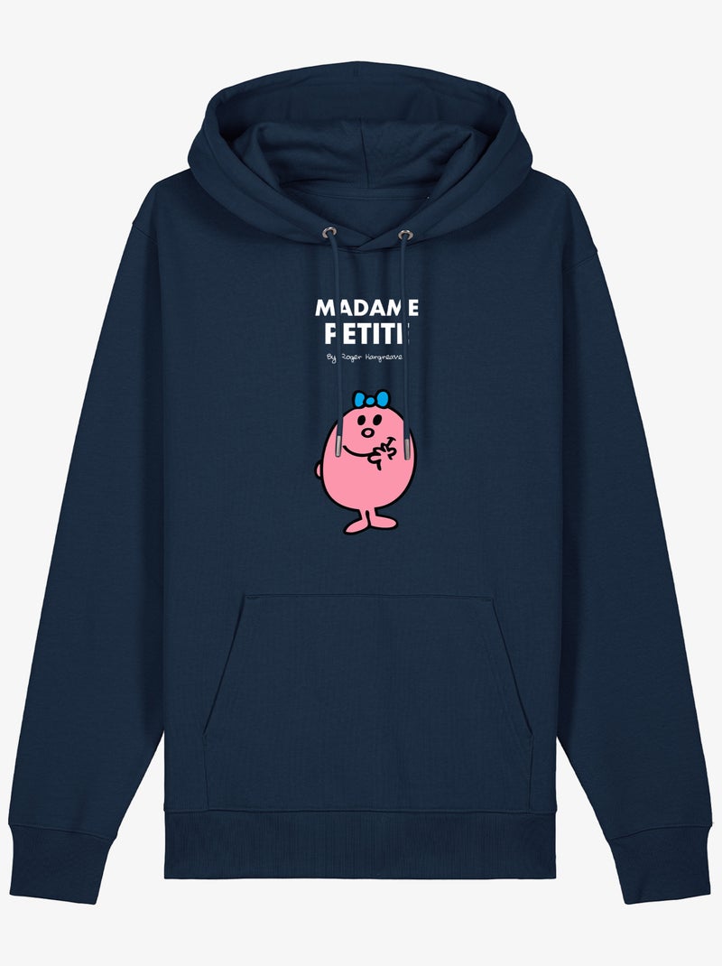 Sweat à capuche Femme - MADAME PETITE Bleu marine - Kiabi
