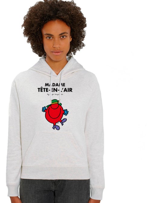Sweat à capuche Femme - MADAME TÊTE EN L'AIR - Kiabi